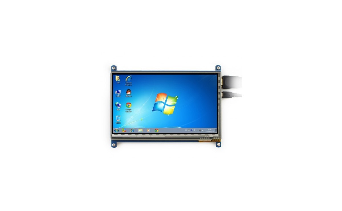 نمایشگر 7 اینچ لمسی دارای ورودی HDMI مناسب برای انواع برد های دارای پورت HDMI