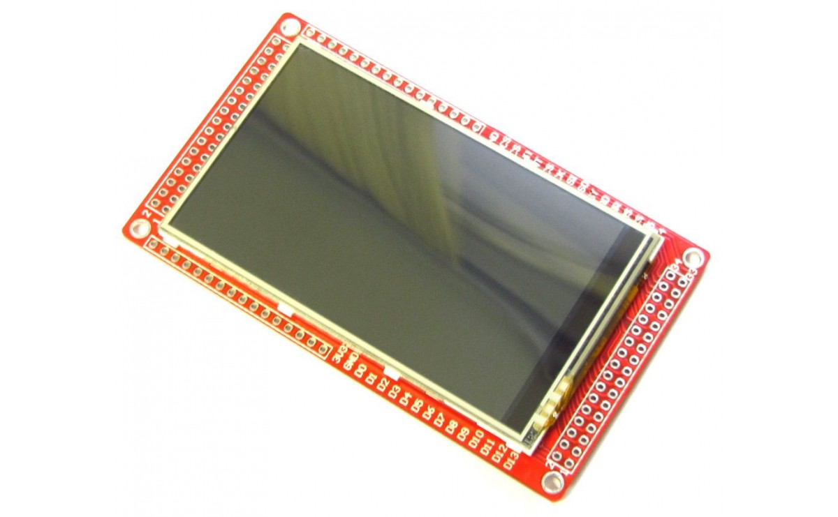 ماژول LCD 3.2&quot; Wide عریض تمام رنگی به همراه تاچ اسکرین