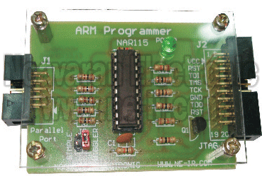  برنامه ریزی تمامی میکروکنترلرهای ARM7 , ARM9,...) ARM)   
    سازگاری کامل با تمامی نرم افزارهای پروگرامر (..... , HJTAG)   
    ارتباط از طریق پورت موازی (Parallel)  
    کانکتورJTAG با 20 پین استاندارد
