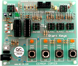 پروگرامر و کپی کننده حافظه های (EEPROM (AT24XX , AT93XX مدل NEC107
